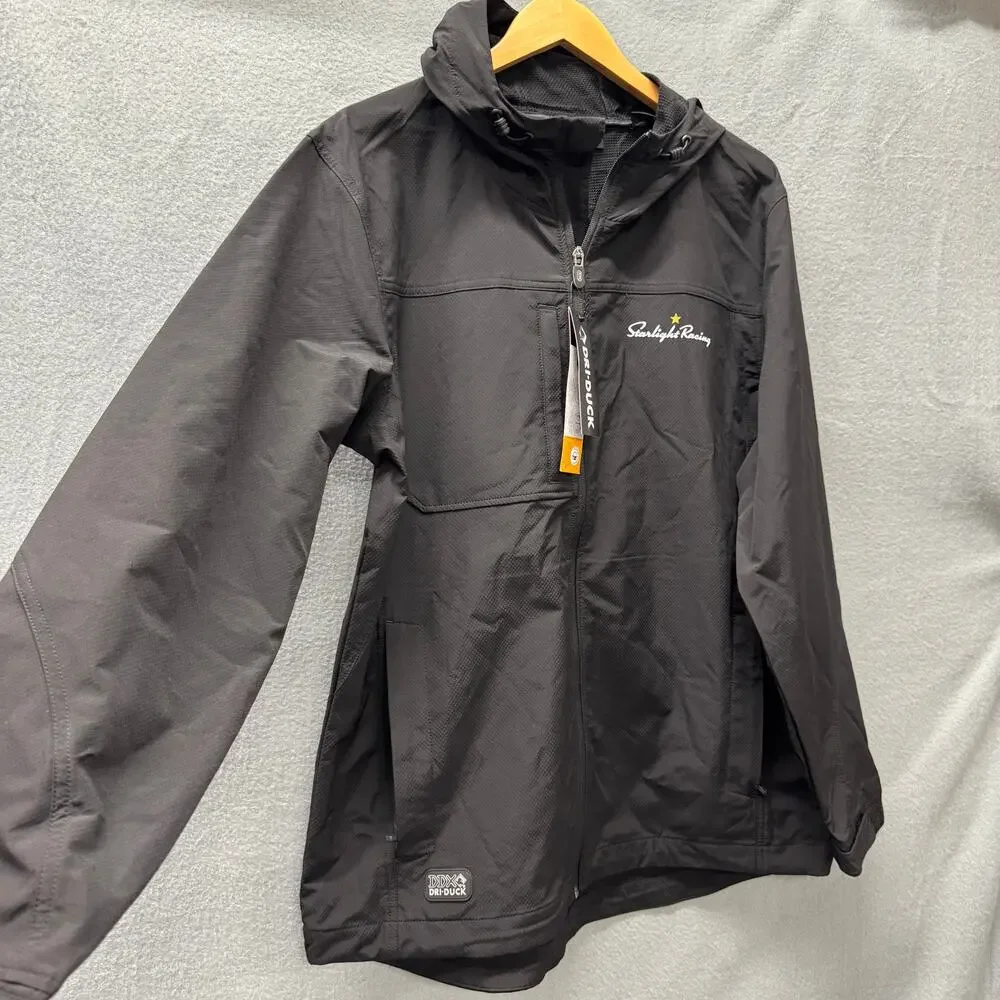 Dri Duck Jacket‎ Mens Large Black Apex Softshell STARLIGHT RACING PIRATE NEW